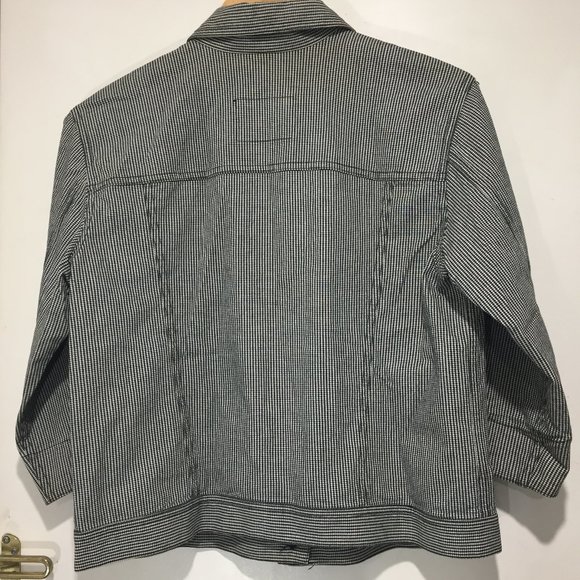 VINTAGE LIZ CLAIBORNE PLAID JACKET SIZE M - Picture 3 of 6